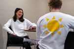 Load image into Gallery viewer, Sunshine White Crewneck
